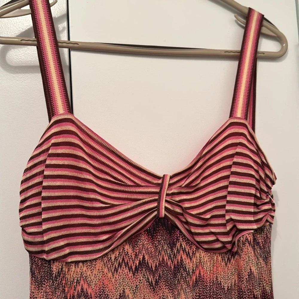 Missoni Zig Zag dress - pink, red, brown tones - Picture 3 of 7